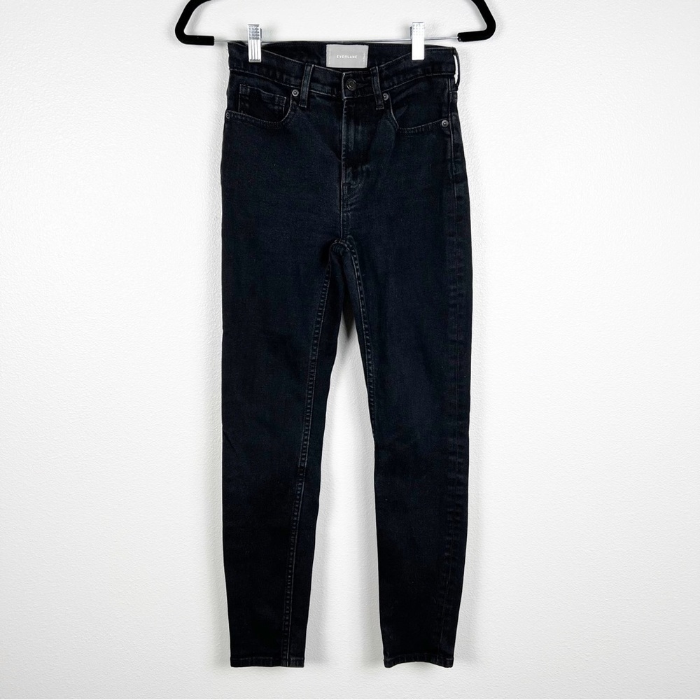 EVERLANE Mid Rise Black Jeans‎ Sz 26